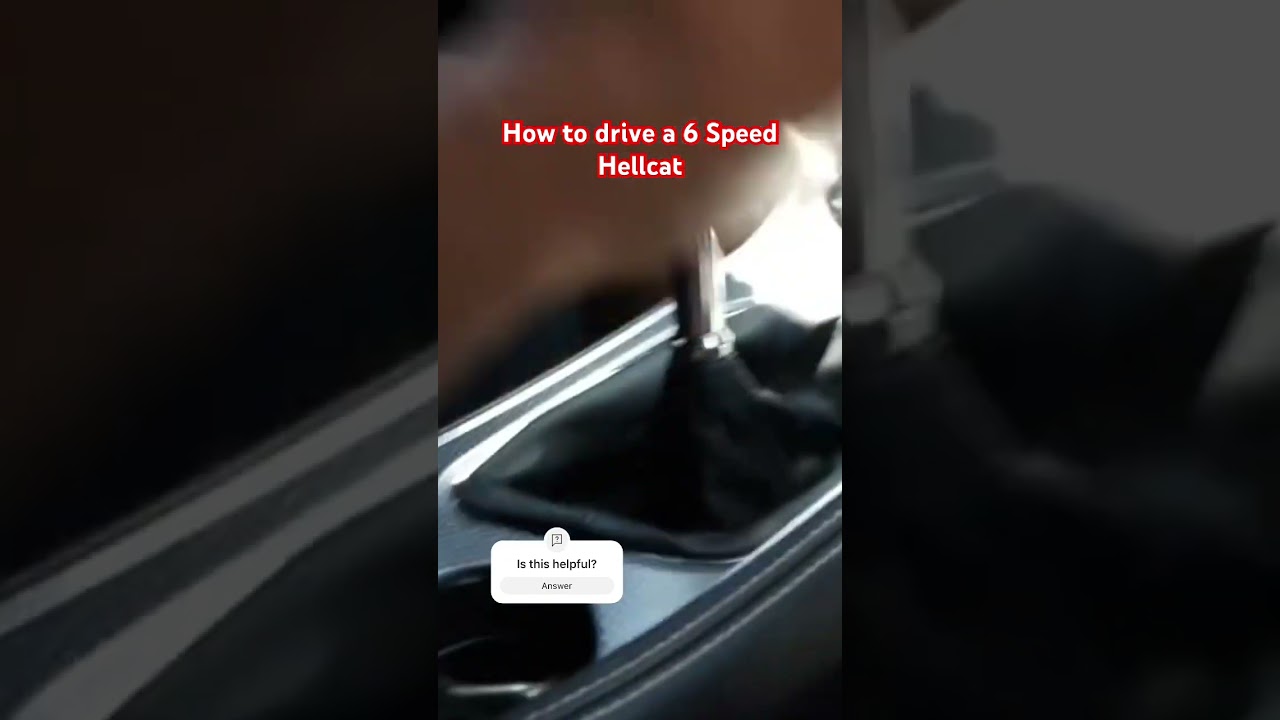 Tips on Driving a 6 Speed Manual Challenger Hellcat #challenger #srt #dodge #savethemanuals