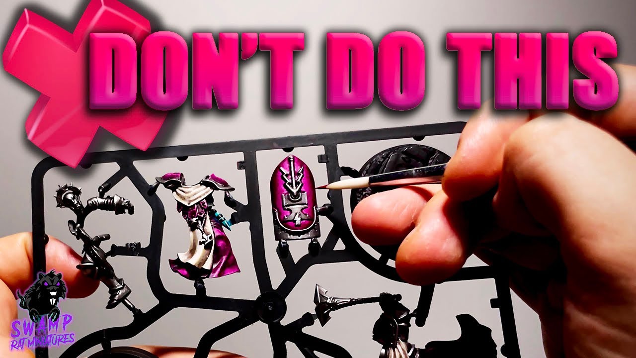 Why You Should NOT Paint Your Miniatures on the Sprue