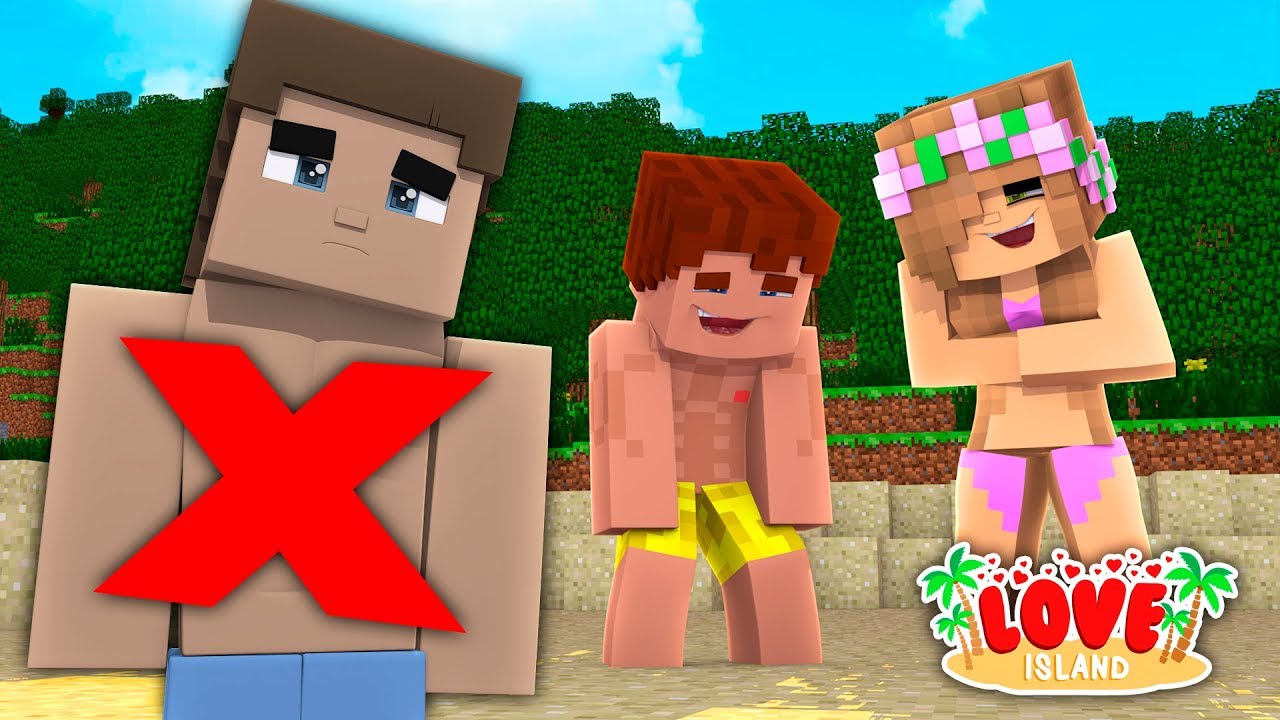 LITTLE DONNY IS KICKED OFF THE ISLAND FOR CHEATING ON LITTLE KELLY !??? Minecraft LOVE ISLAND