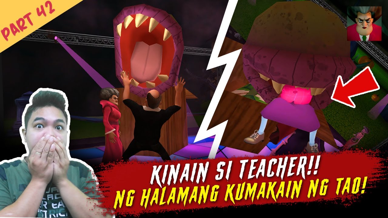 Kinain si Teacher ng Mapanganib na Halaman - Scary Teacher Part 42