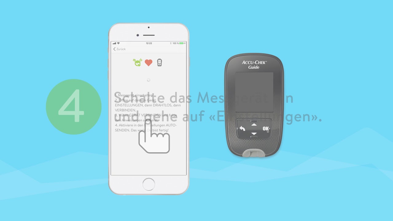 Accu-Chek Guide: Das Blutzuckermesssystem mit der mySugr App verbinden