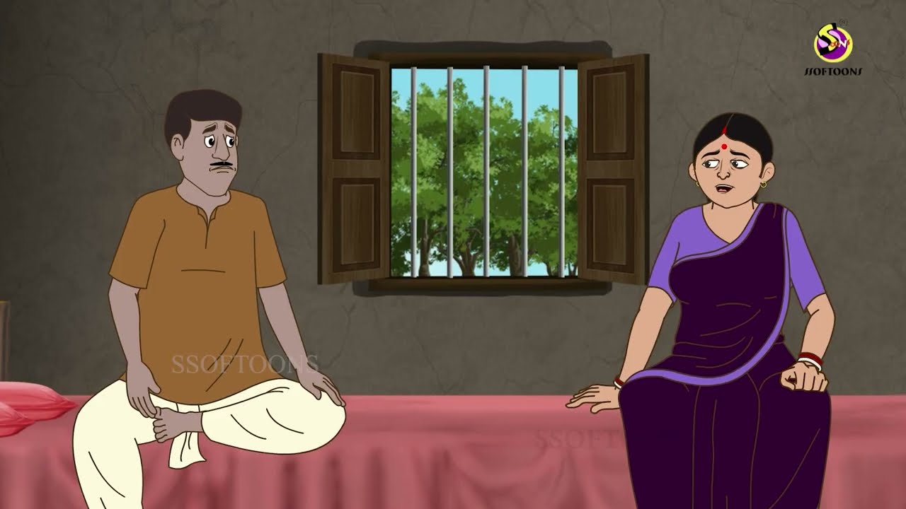 চাষির ভাগ্যবদলের জাদুর শঙ্খ | Fantasy Story | Moral Story Cartoon | Ssoftoons