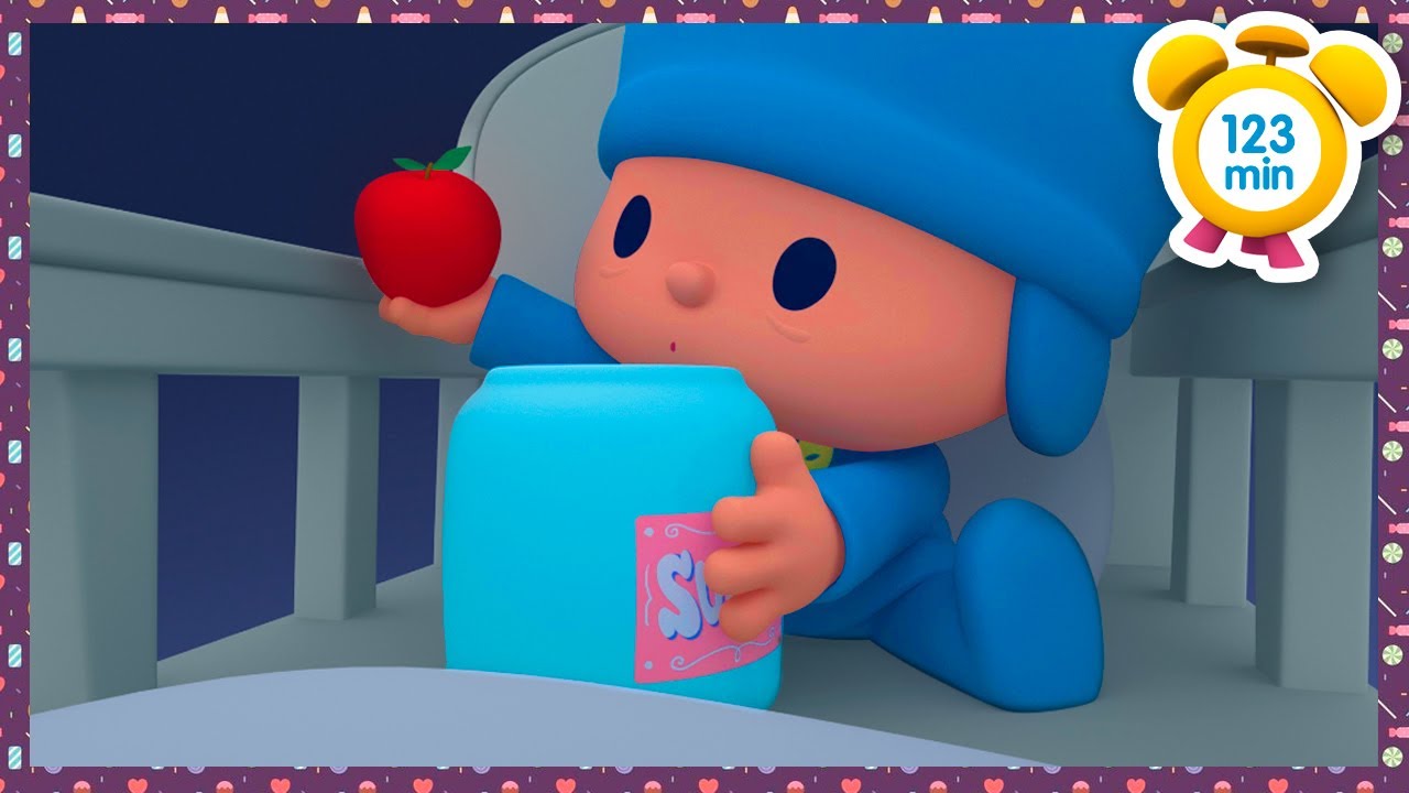 🎶Johny Johny Si Papá + Pocoyó bebé | Canciones Infantiles, Caricaturas y Dibujos Animados para niños