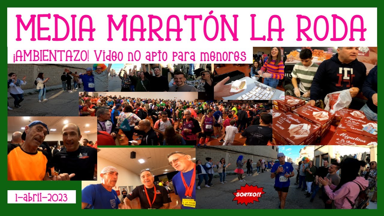 🏃🏽&zwj;♀️🏃🏽 MEDIA MARAT&Oacute;N DE LA RODA  &iexcl;Vaya ambientazo! &iexcl;No apto para menores!🤣 #running #albacete