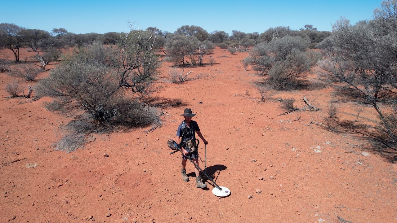 Prospecting for gold in WA - GPZ 7000 - GoPro and Drone footage