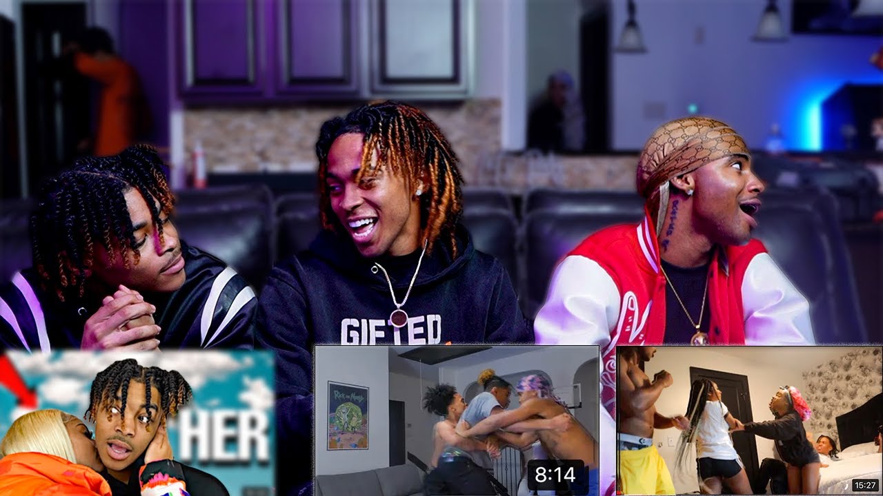 REACTING TO OLD VIDS WITH INFLUENCERS FT. CHRIS, DEBO, EISHA, JAYDA, & LEXIS😳