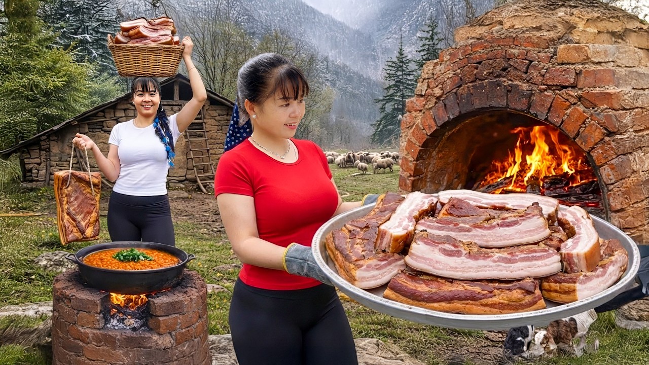 The Art of Preserving Smoked Pork | How to Make Smoked Pork in an Impressive Wood-Fired Oven
