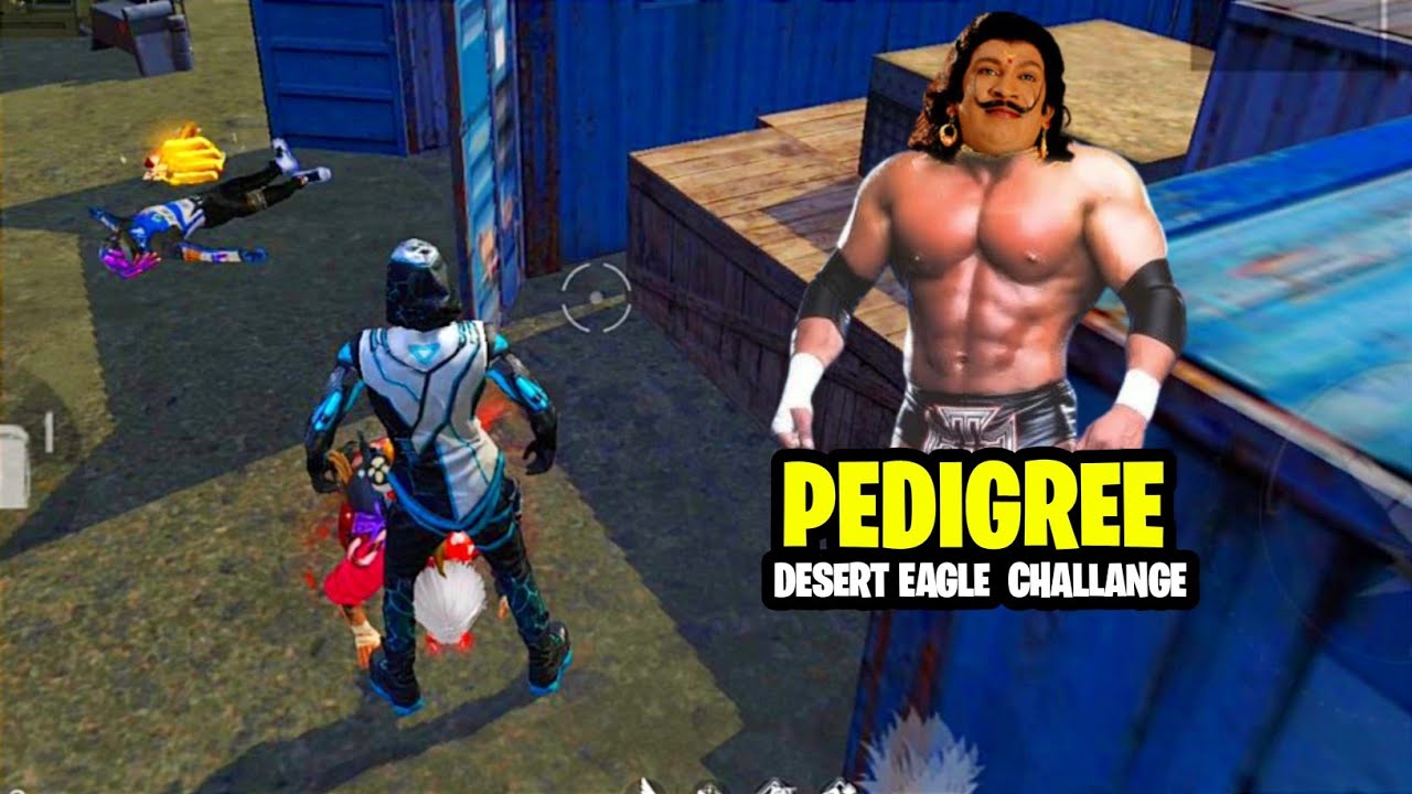 😱PEDIGREE ||💥DESERT EAGLE ONLY CHALLANGE || Free Fire Challange Video Tamil || funny commentry