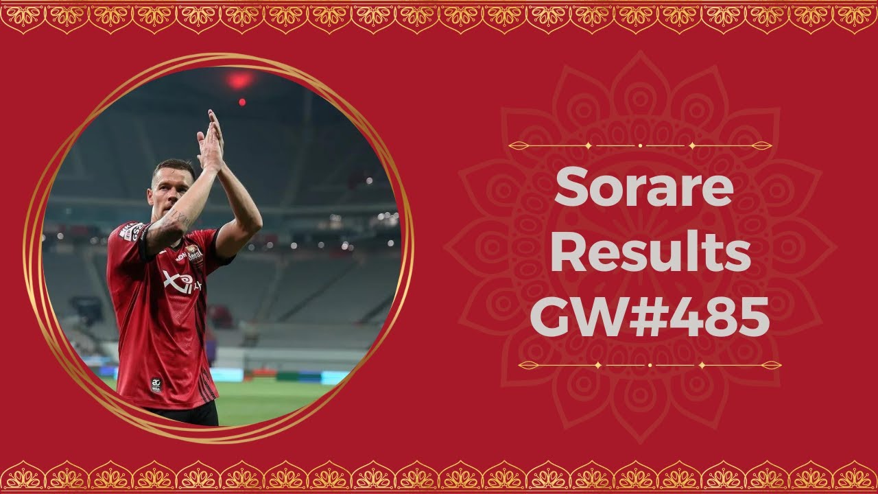 WEEKEND RESULTS + LINE-UPS GW#485&486!!! Sorare english