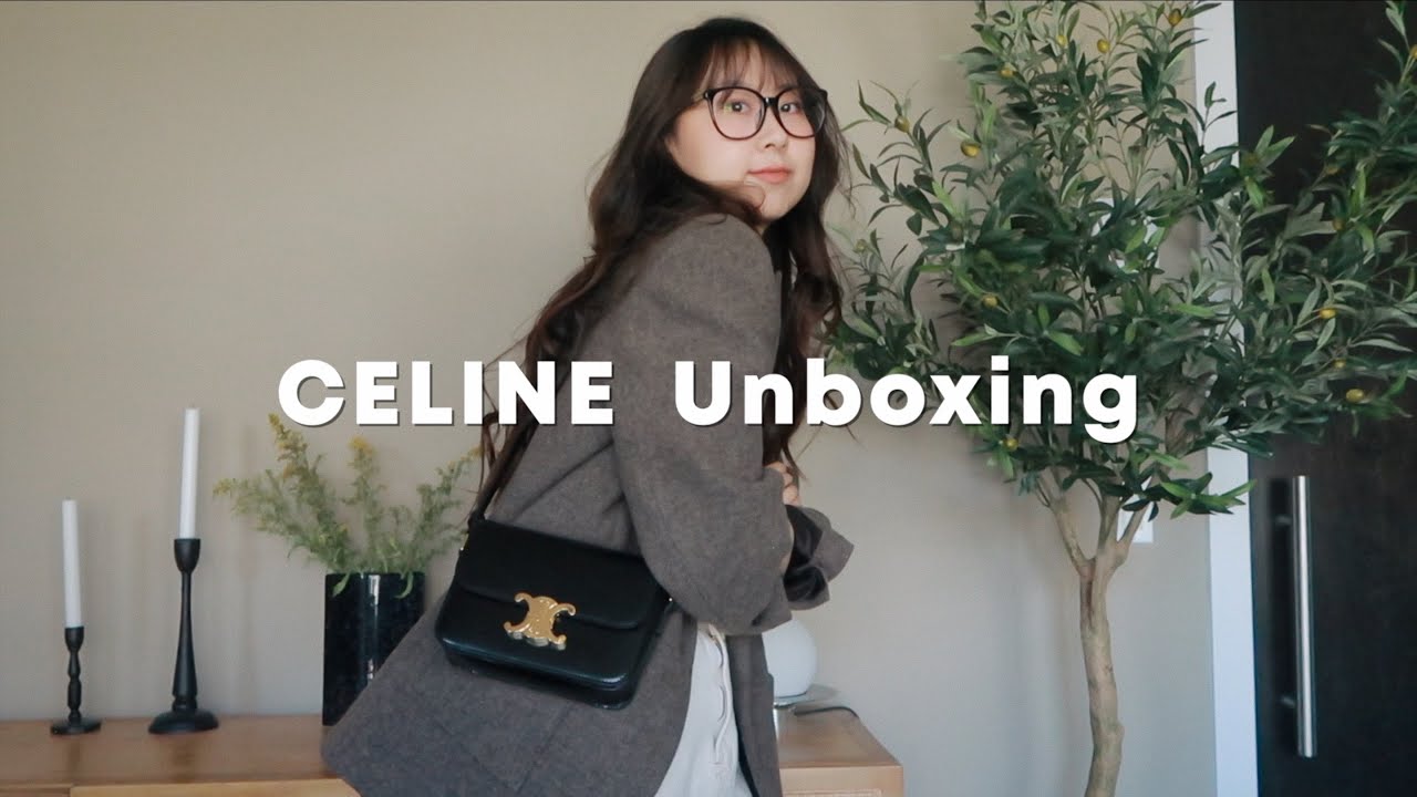 CELINE Unboxing 新包开箱｜黑金凯旋门值不值得入手？