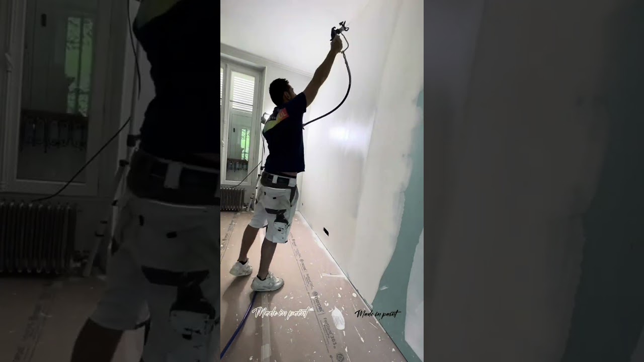 #chantier #diy #peintre #renovation #travaux #enduit #asmr #peinture