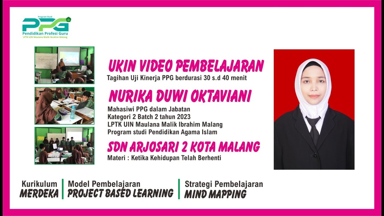 VIDEO UKIN || PPG DALJAB 2023 BATCH 2 KATEGORI 2 || PAI || LPTK UIN MALANG