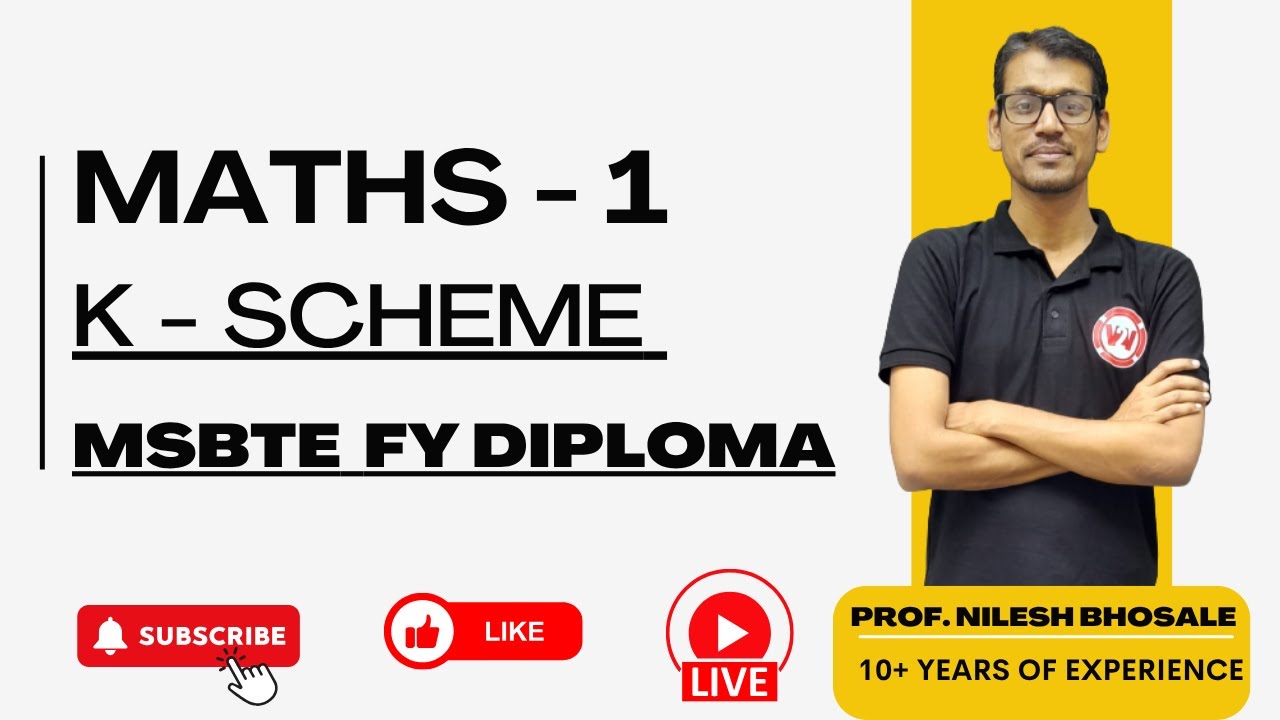 M1 | Special Lecture | FY DIPLOMA | K - Scheme 💻🚀