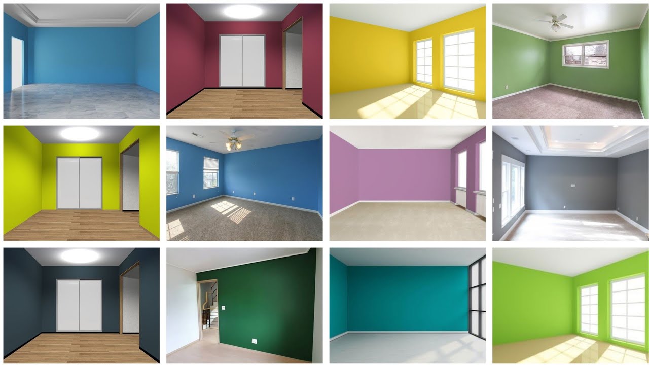 Best Light & Dark Color Combination for Walls || Room Colour Design || Wall Painting Design Ideas