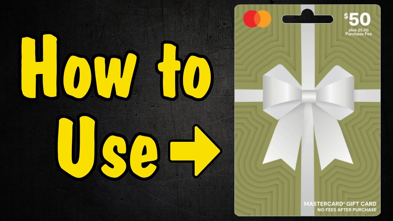 How to Use a Mastercard Gift Card (Redeem and Spend it on Something: No Activation)