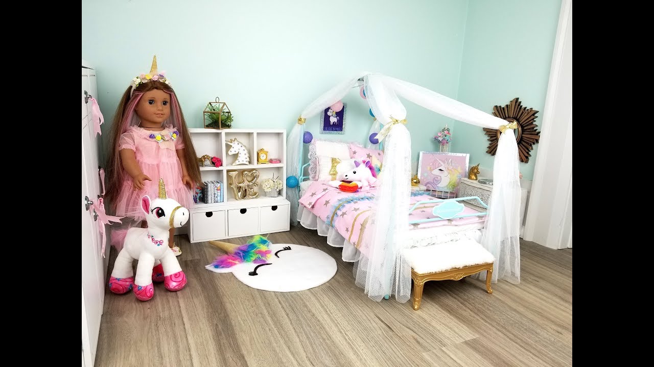 American Girl Doll Unicorn Bedroom