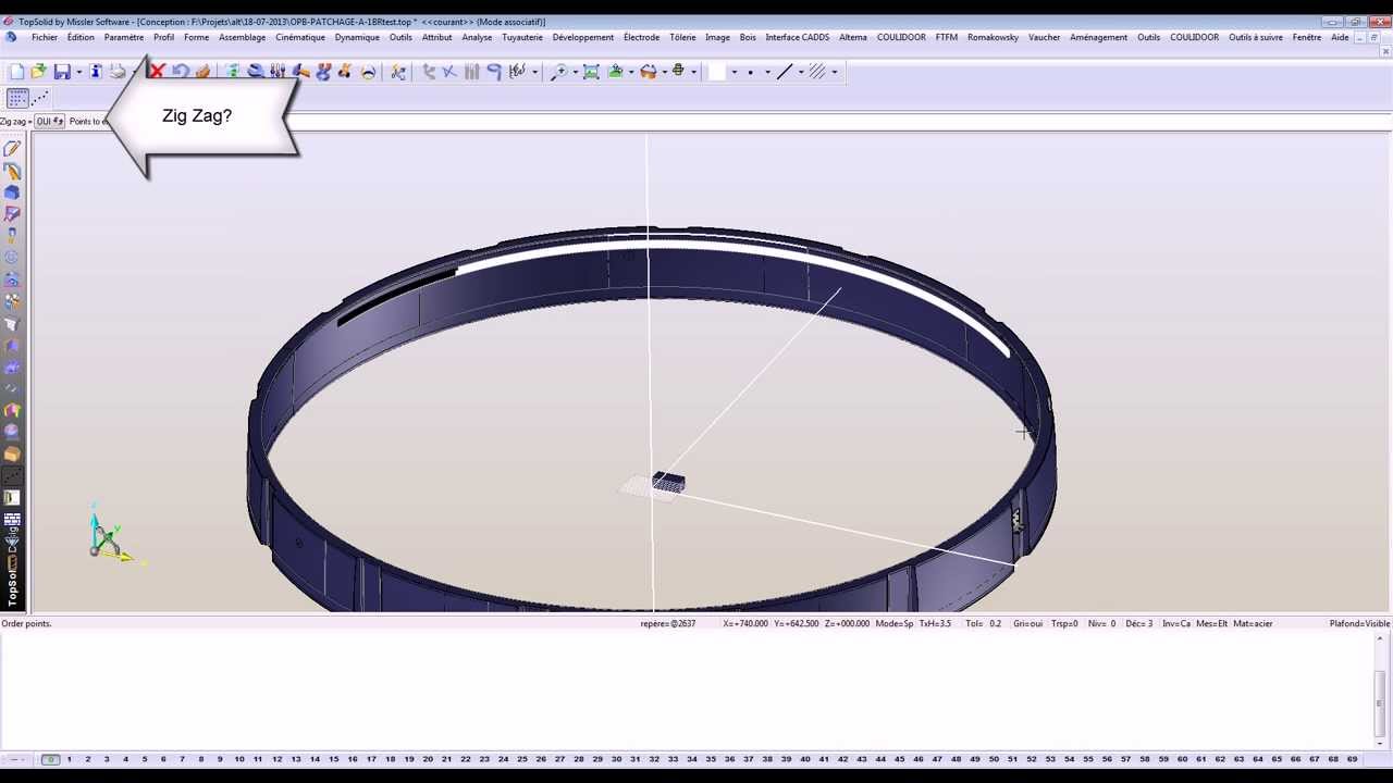 TopSolid' V6: Acoustic drilling