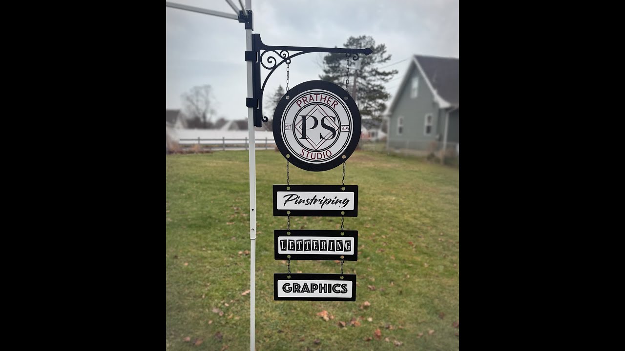 Craft tent sign assembly video