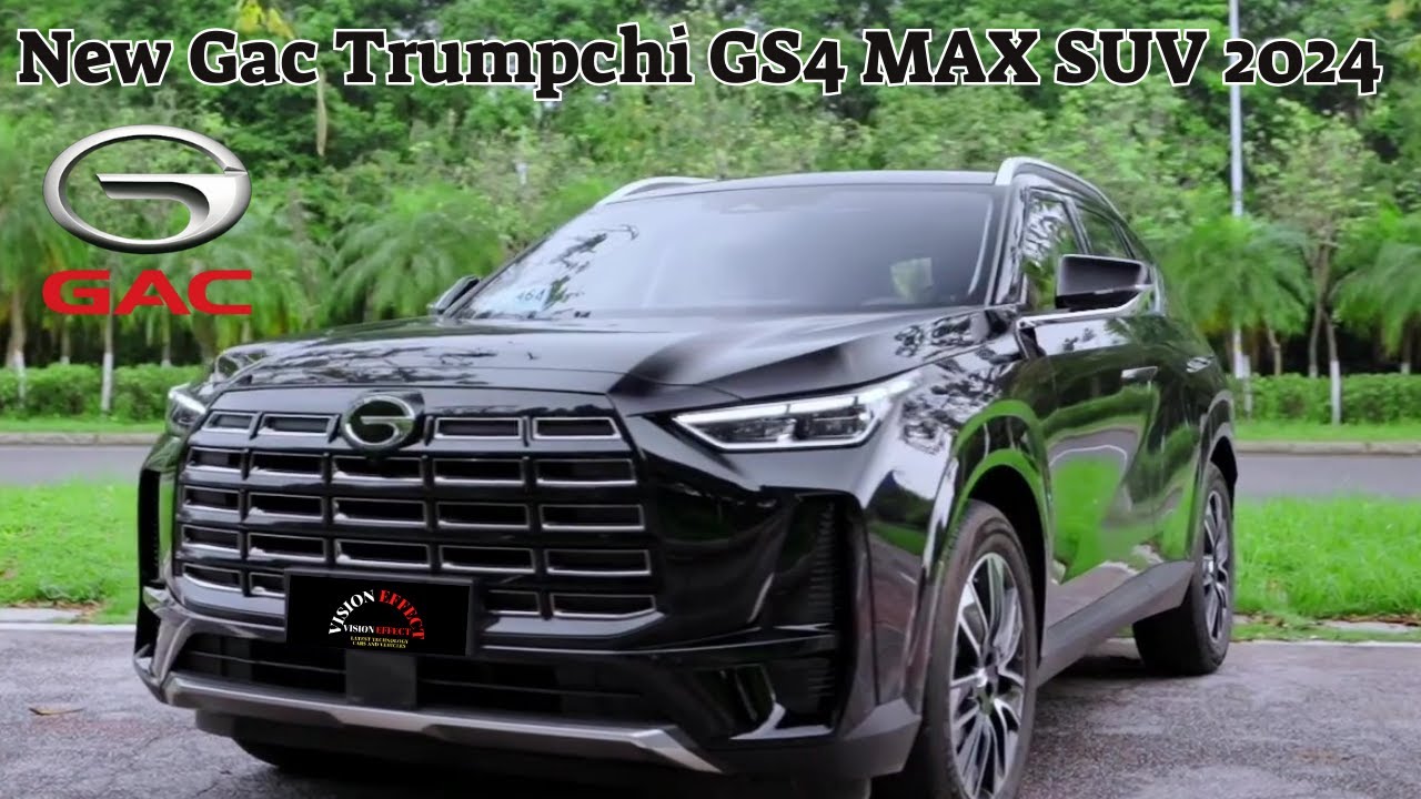 With Black Color Design | L2 Intelligent Driving | New Gac Trumpchi GS4 MAX SUV 2024