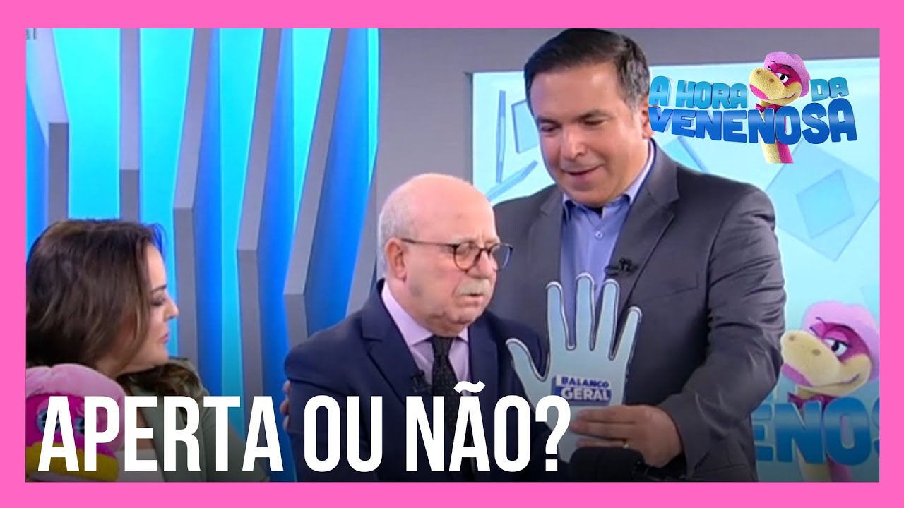 Em brincadeira, Fabíola Reipert, Renato Lombardi e Gottino revelam quais famosos apertariam a mão