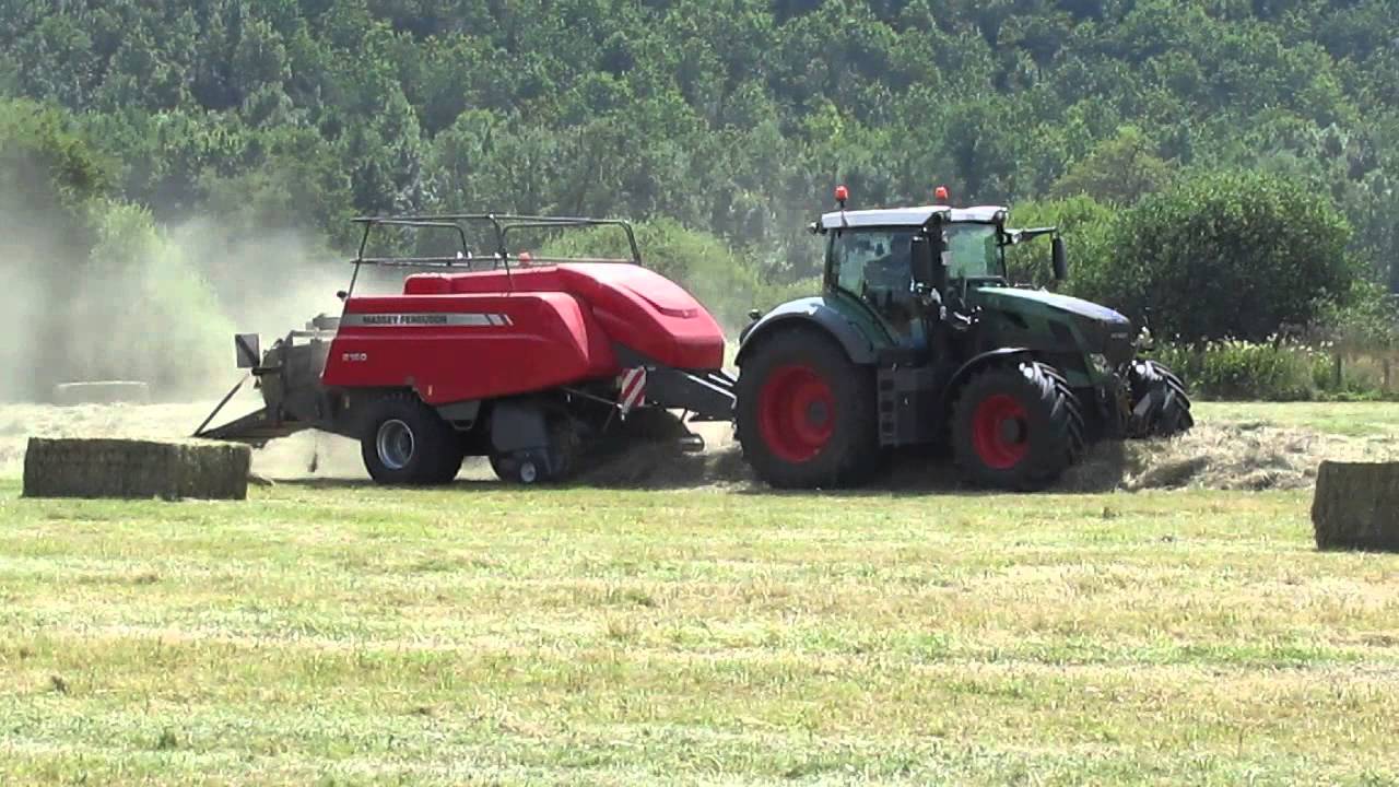 Fendt 824 + Presse MF 2160 Entreprise Lapraille