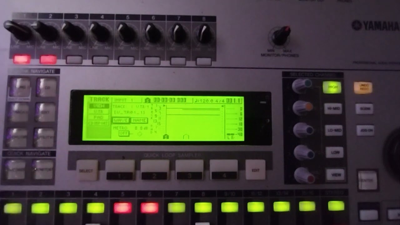 How to Delete a Track using a Yamaha AW16G - Gear Talk - Circle, Triangle, Square.
