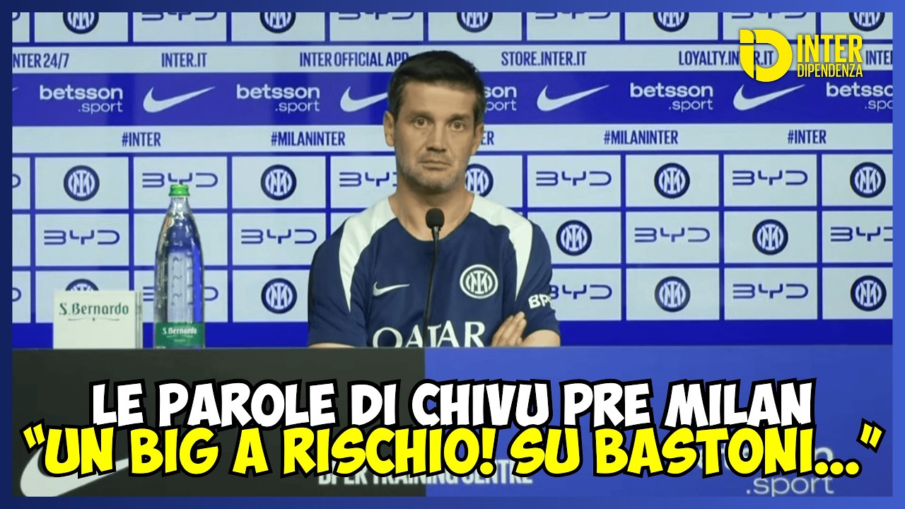 Conferenza stampa Cristian Chivu pre Milan-Inter #Inter