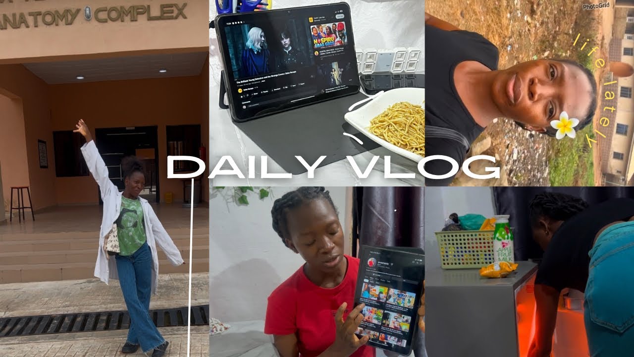 days in the life | life as a Nigeria Health Student🚑 | Internship | living alone
