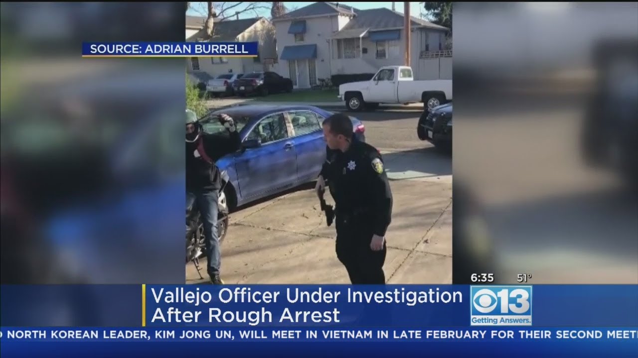 Vallejo Officer Investigated After Rough Arrest Of Man Recording Traffic Stop