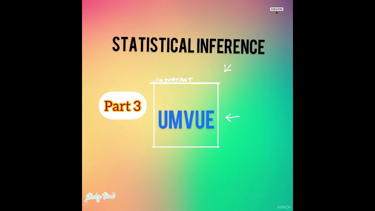 How I understood UMVUE ??? UMVUE #mathematicalstatistics unique minimum variance unbiased estimator