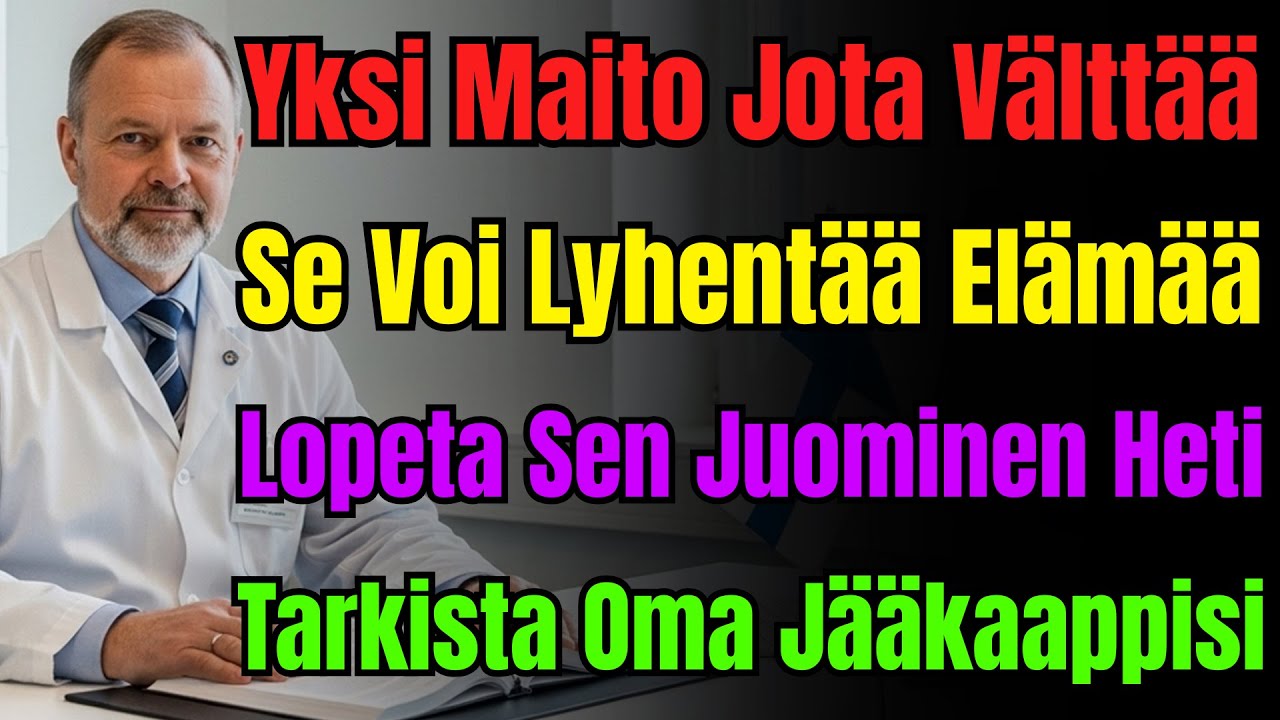Lääkärit Varoittavat: 4 Pahinta Maitoa Yli 60-vuotiaille Ja 4 Parasta Juotavaksi Joka Päivä.