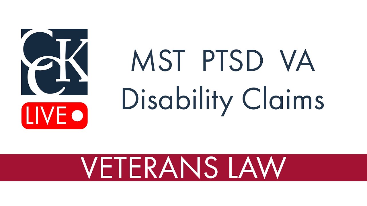 Military Sexual Trauma and PTSD VA Disability Rating