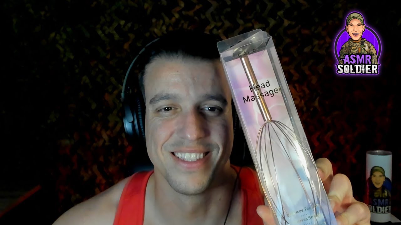 ASMR Head Massager TRIGGER | ASMR Soldier