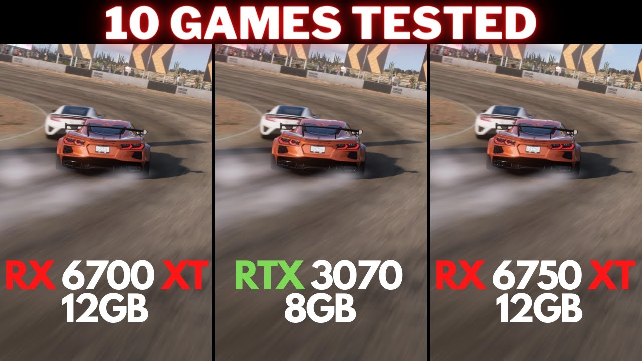 RX 6700 XT vs. RTX 3070 vs. RX 6750 XT @ 1440p