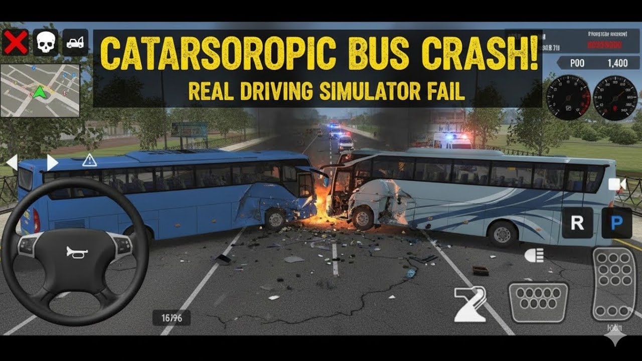 🚨 CATASTROPHIC BUS CRASH! | Real Driving Simulator Fail