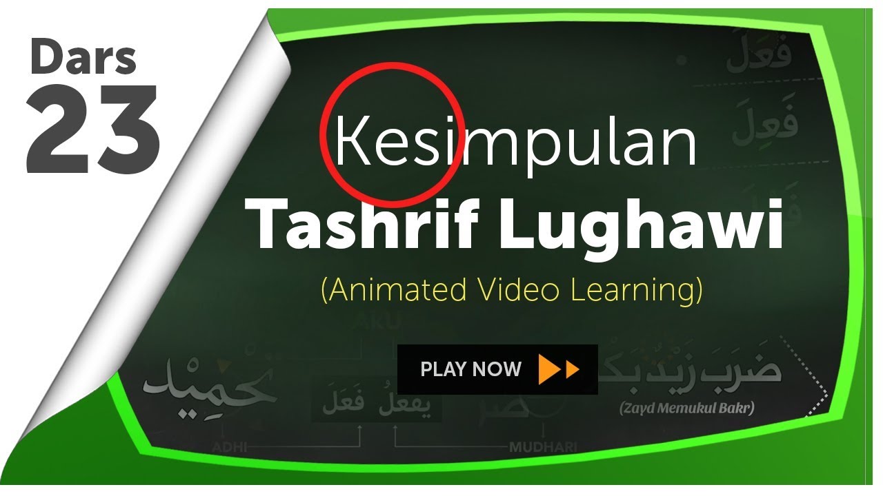 Video Animasi 23: Kesimpulan Tashrif Lughawi