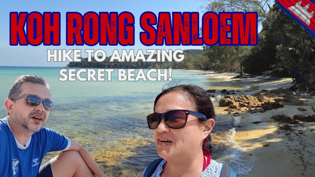 Koh Rong Sanloem 🇰🇭 Beaches, Food 2025 | M’Pai Bay, Hike to Clear Water Bay, Saracen Bay