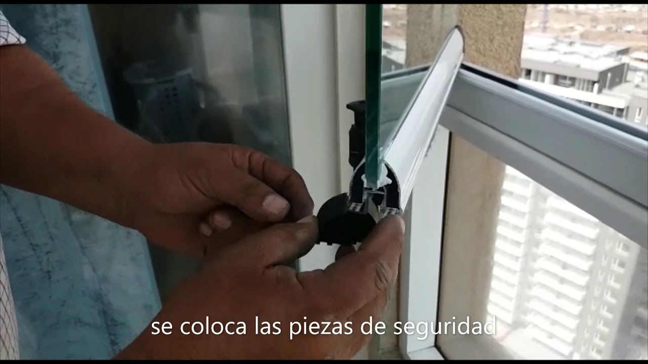 instalación de cierre plegable panoramico