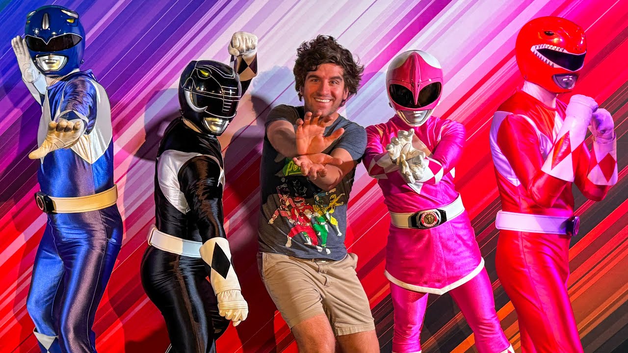 Power Rangers At Busch Gardens Tampa!