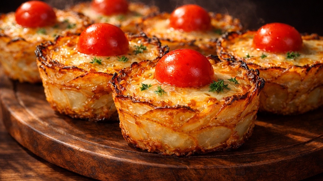 🎄Just mix 3 eggs and a potato! Potato roses for the holiday table – ready in just 15 minutes!🎄