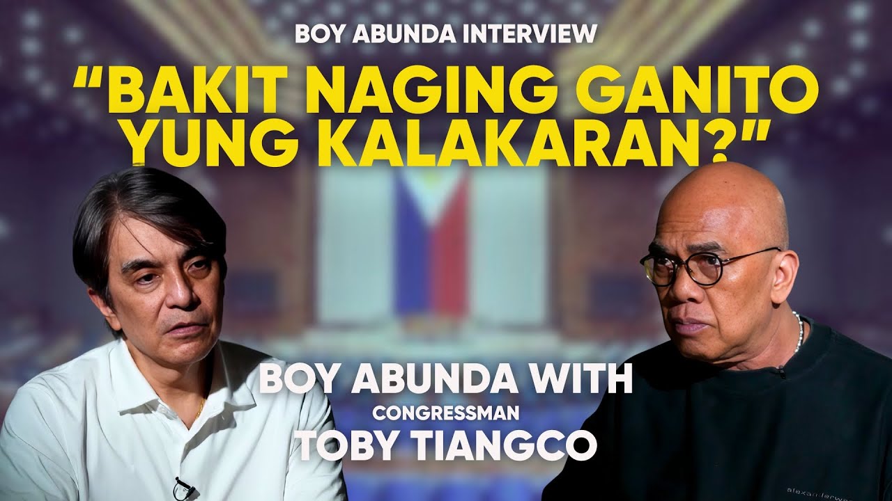 “Bakit naging ganito yung kalakaran?” | Boy Abunda with Cong. Toby Tiangco