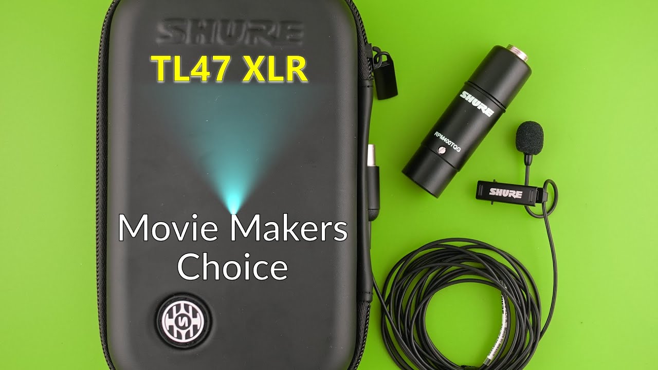 Shure TwinPlex TL47 XLR Проводной петличный микрофон, театр, вещание и речь
