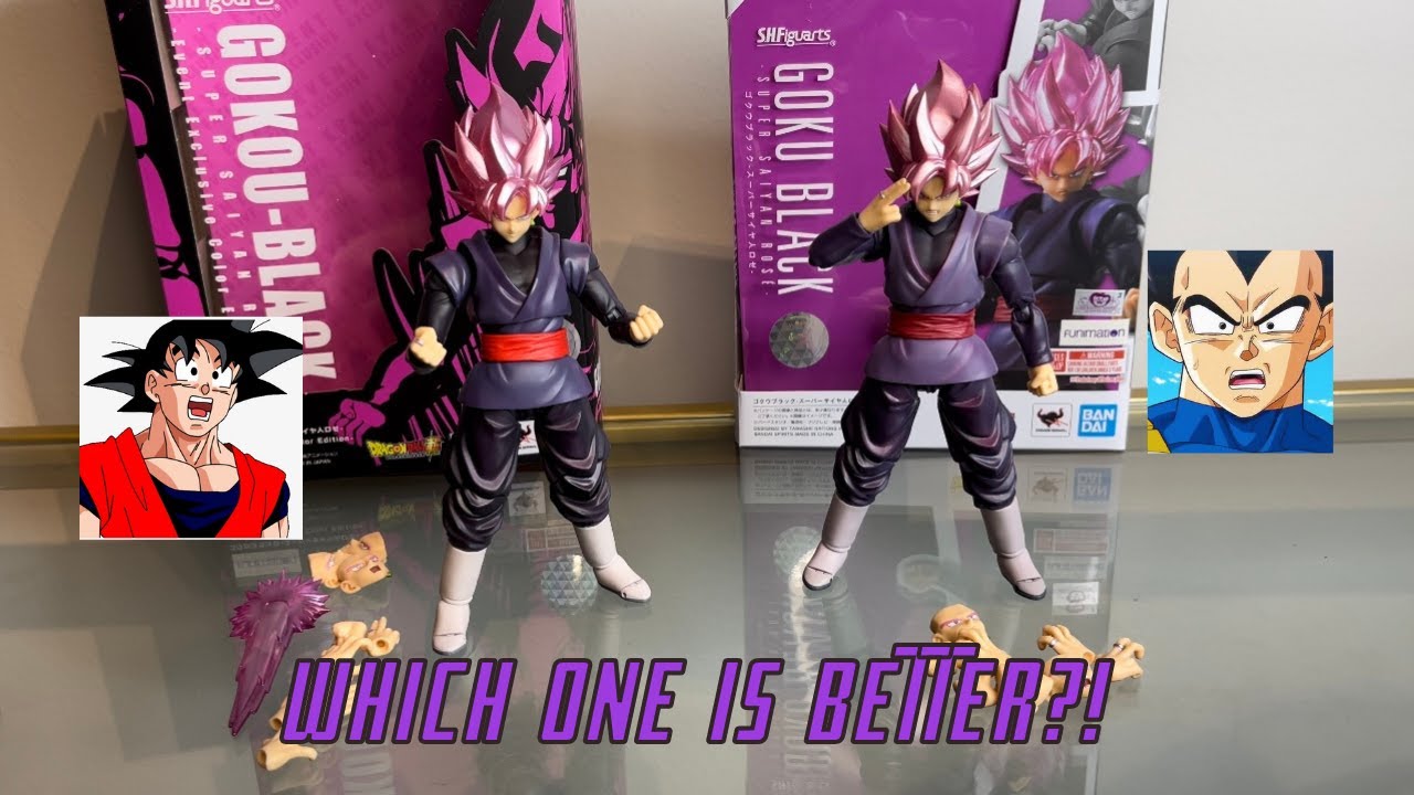 S.H.FIGUARTS SSR GOKU BLACK REVIEW & COMPARISON!!!