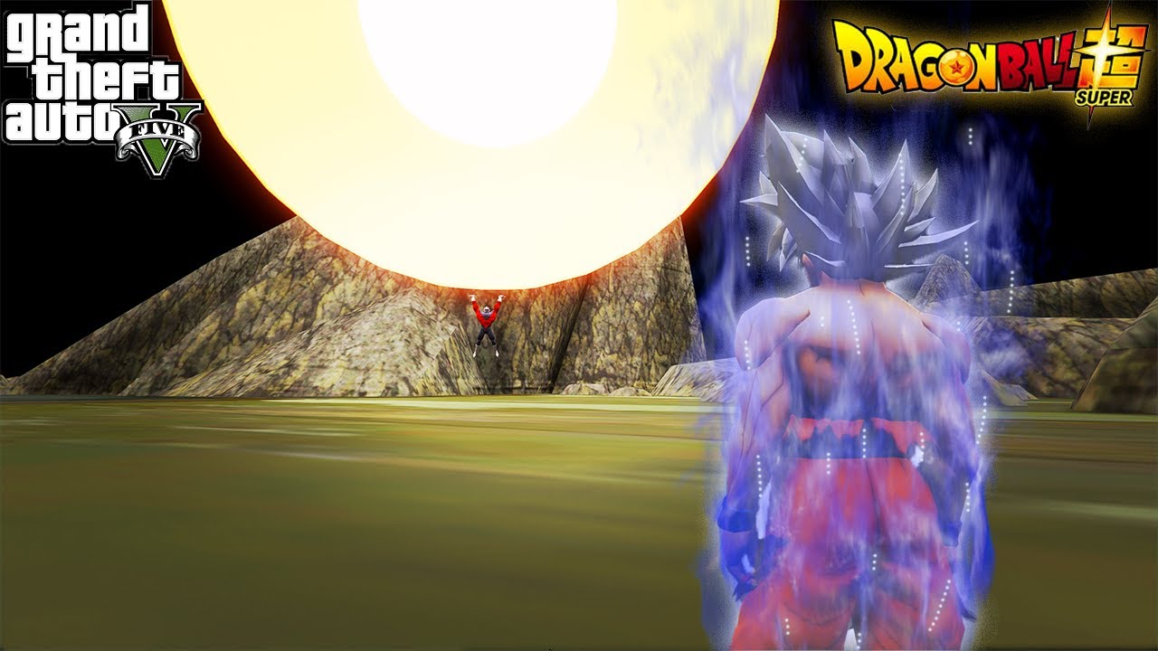 GTA 5 - Jiren vs MUI Goku | DBZ Mods | DBS Tournament of Power Fight Finale