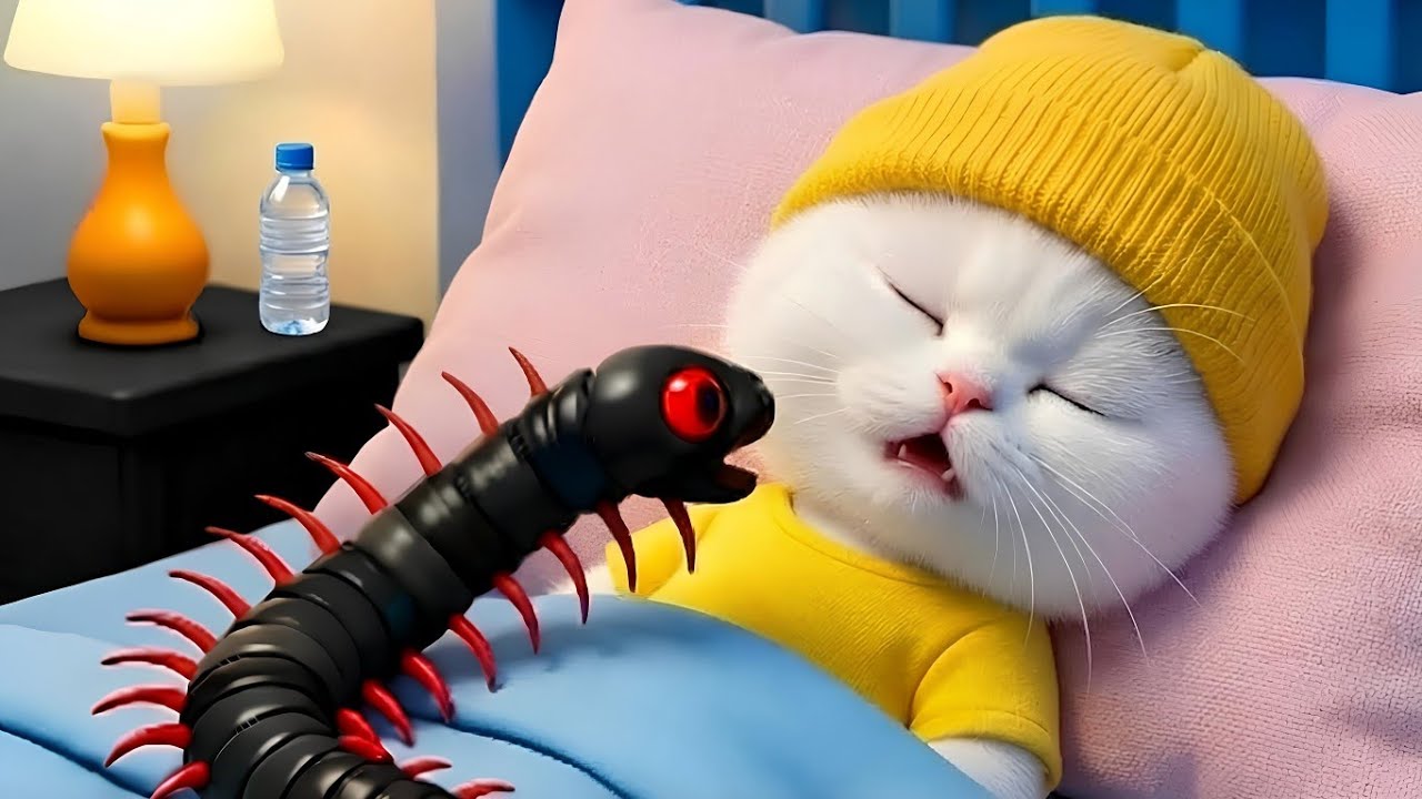 Tiny Kitten’s Life Saved After Doctors Remove a Living Centipede from Her Stomach