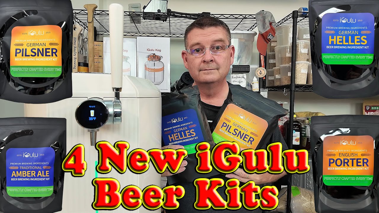 iGulu F1 - Releases 4 Brand New Beer Kits for Home Brewers!