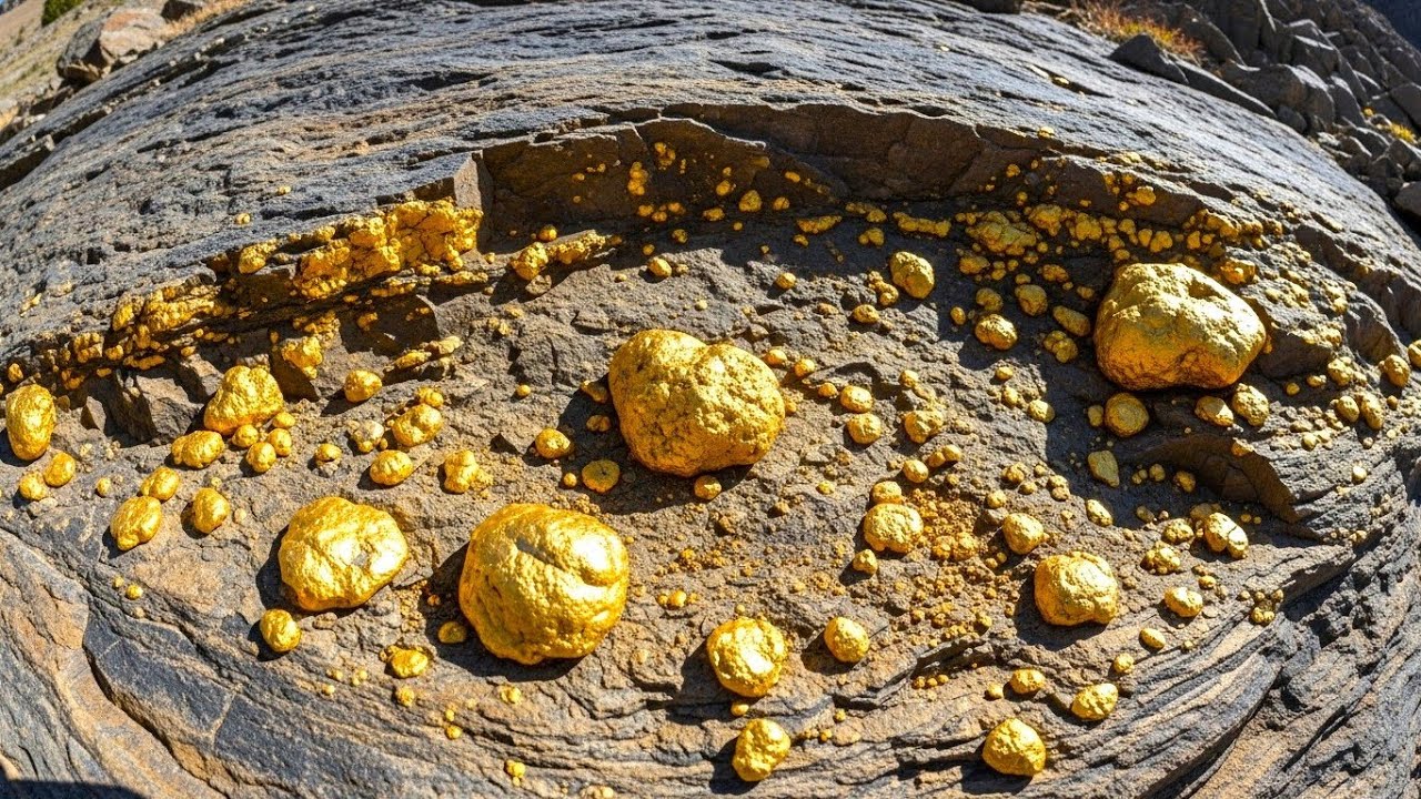 Raw Gold Nuggets Found in Rocky Mountain Veins!