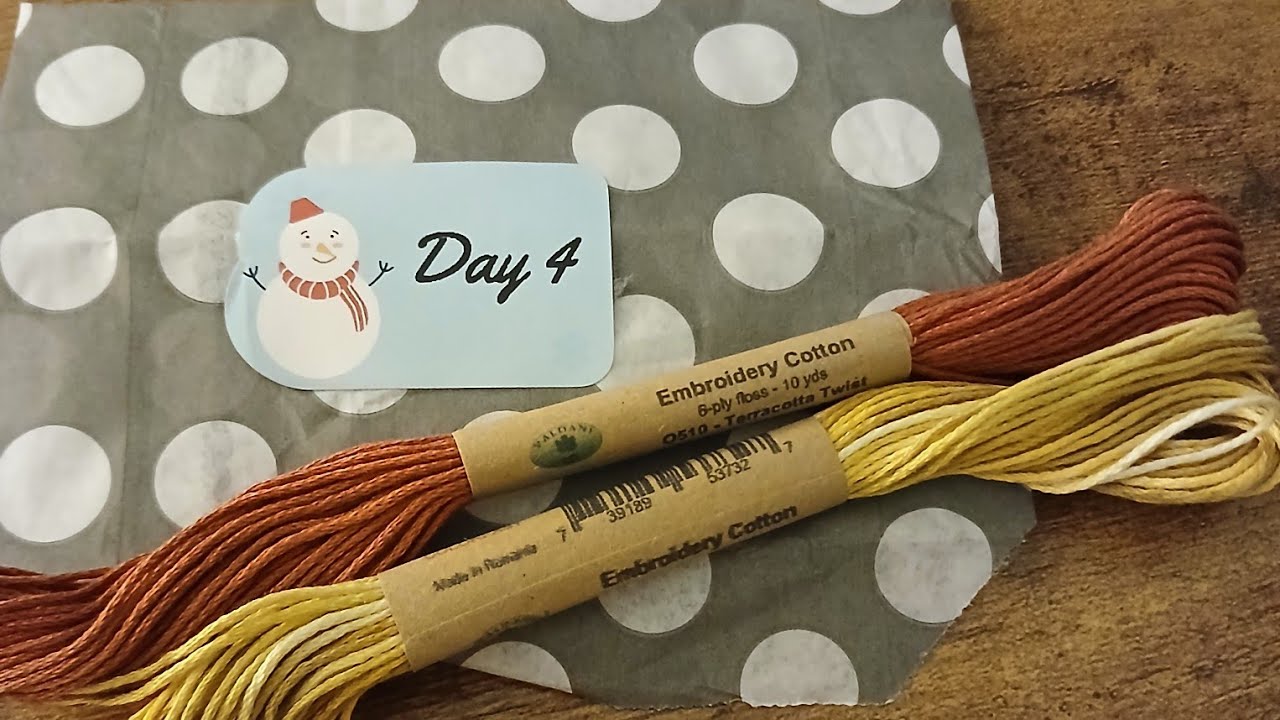 Flossmass Day 4 Stitching snack jar