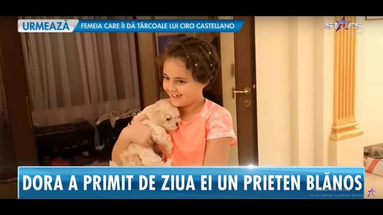 Aurelian Temişan, cadou special pentru fiica lui