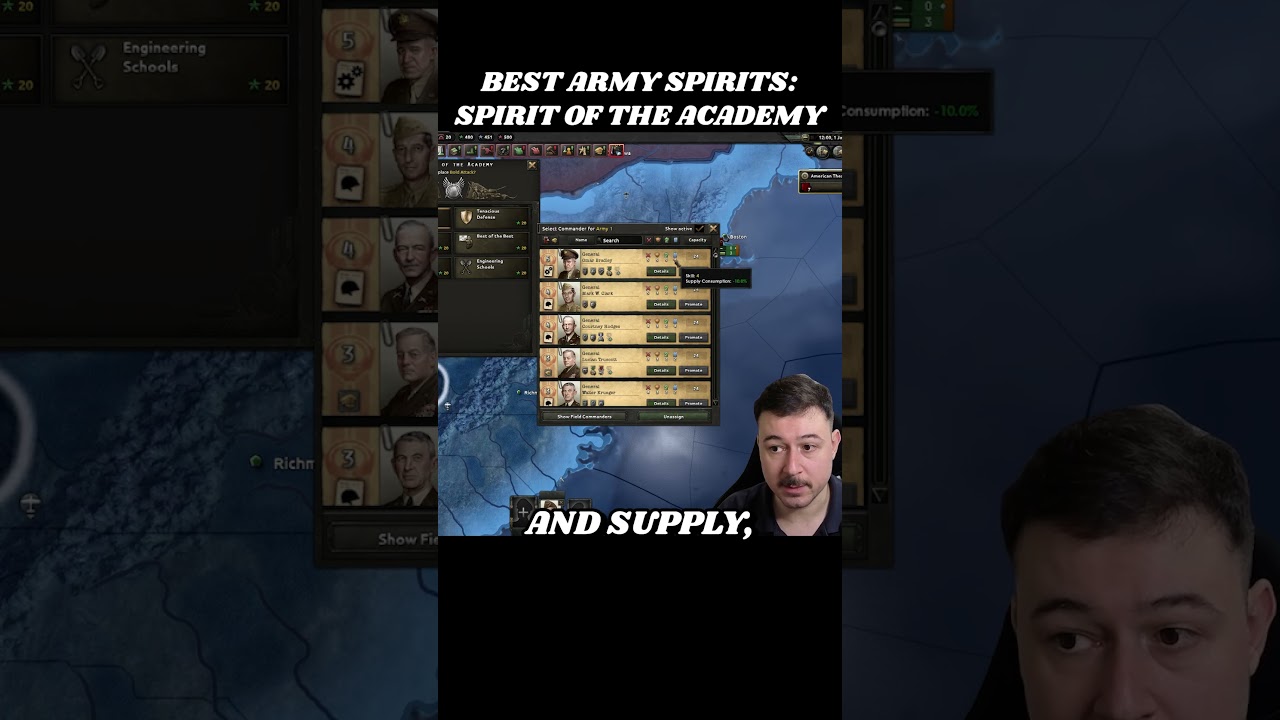 HOI4 Best Army Spirits: Spirit of the Academy | HOI4 Shorts